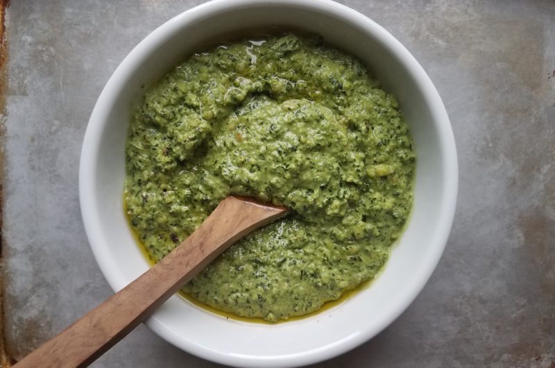 Easy Cheesy AF Vegan Pesto