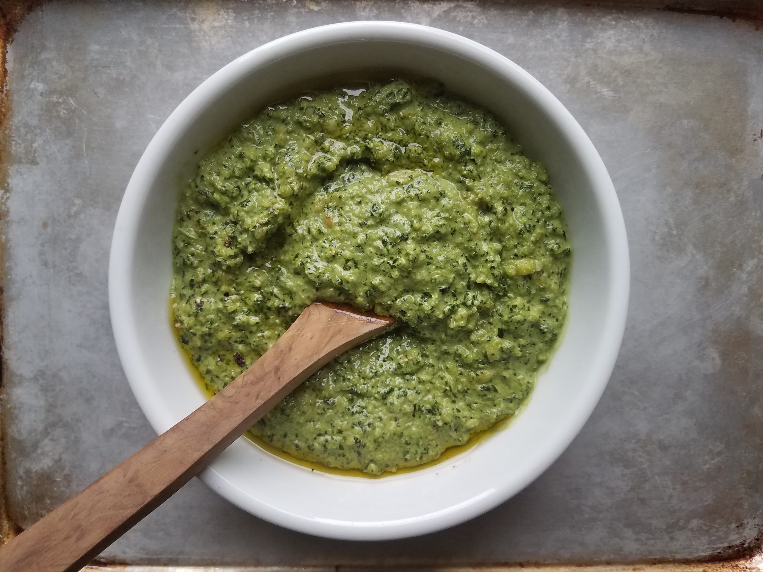 Easy Cheesy AF Vegan Pesto