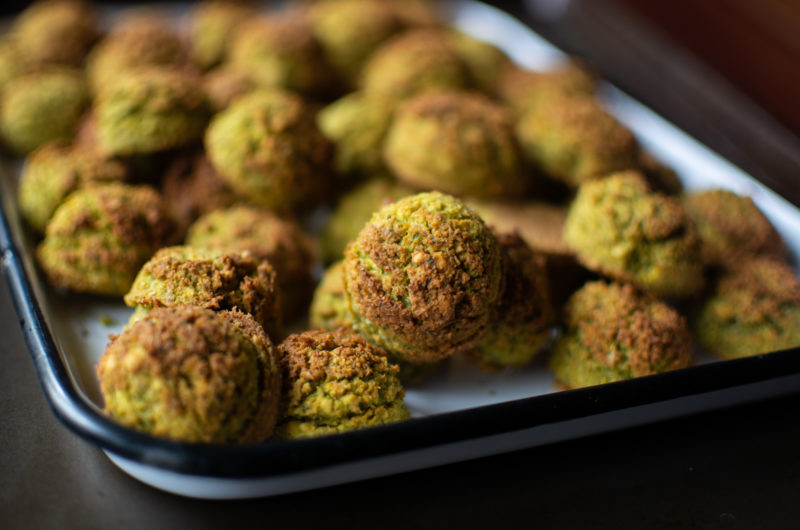 Authentic Baked (or Fried) Vegan Falafel