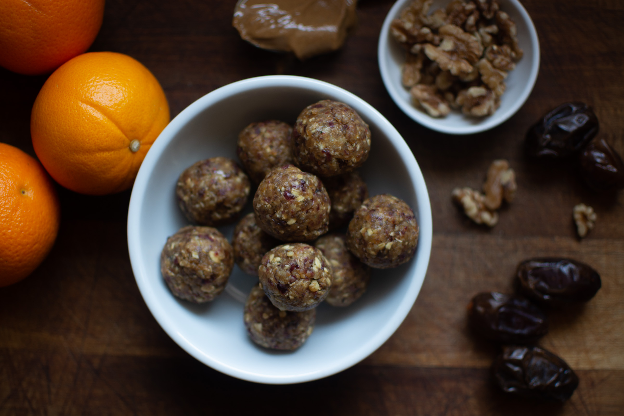 Cranberry Orange Energy Balls