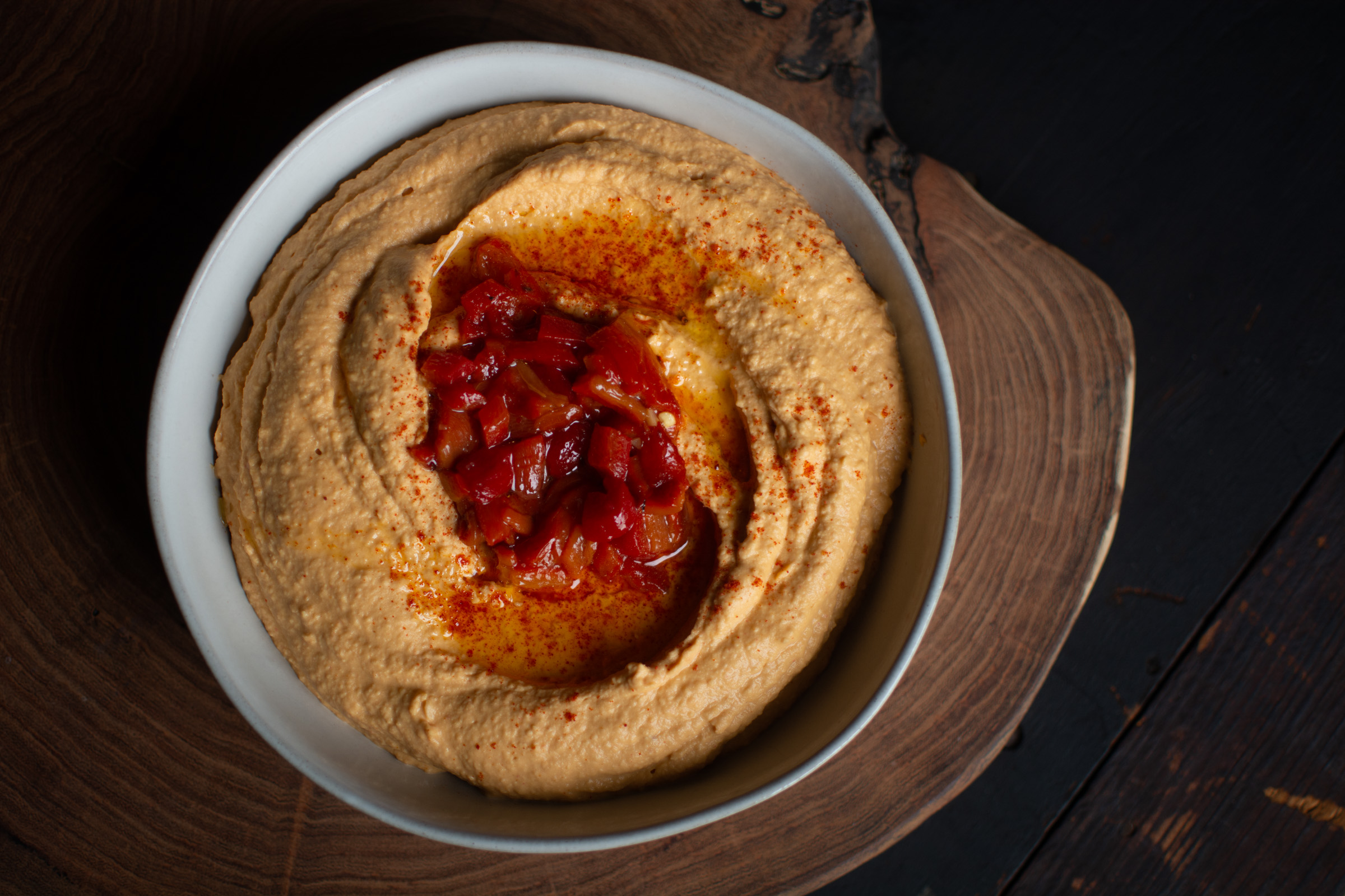 Roasted Red Pepper Hummus